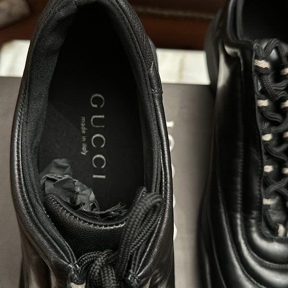 Authentic Gucci Scarpa Spartiva Pell Nappa Sneakers. - Picture 8 of 9